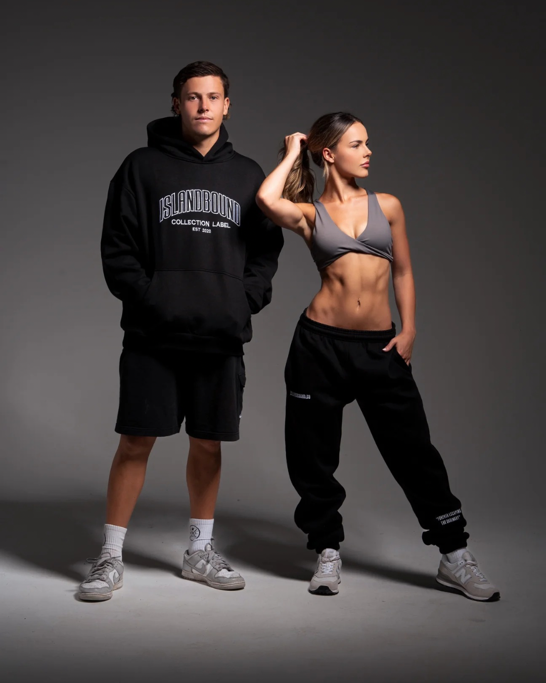 ISLANDBOUND UNISEX TRACKIE- Charcoal