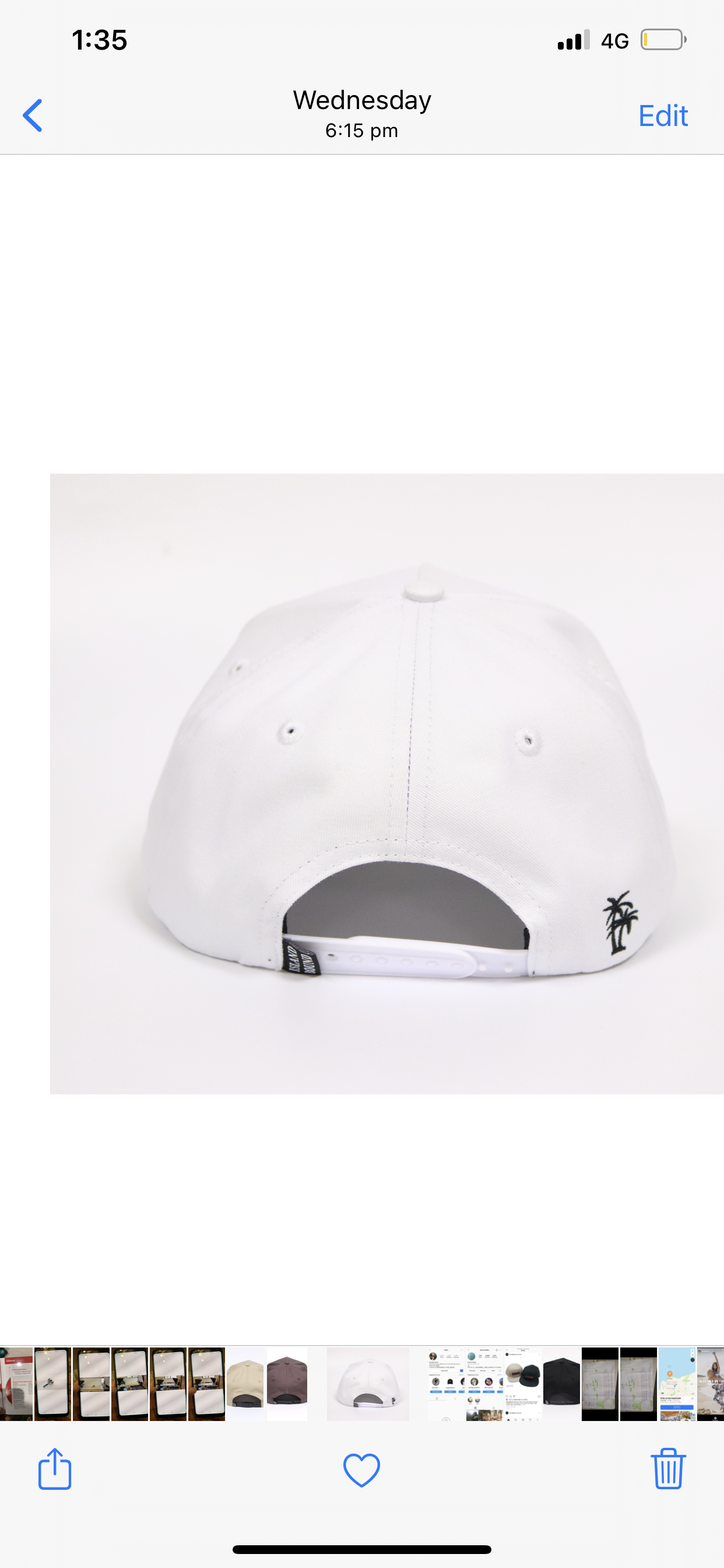 CLASSIC SURFBOARD A-FRAME HAT - WHITE